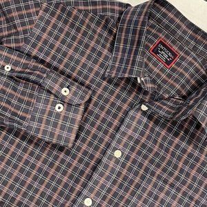 UNTUCKit Men's Slim Fit M Purple Cotton Long Sleeve Button‎ Down Dress Shirt